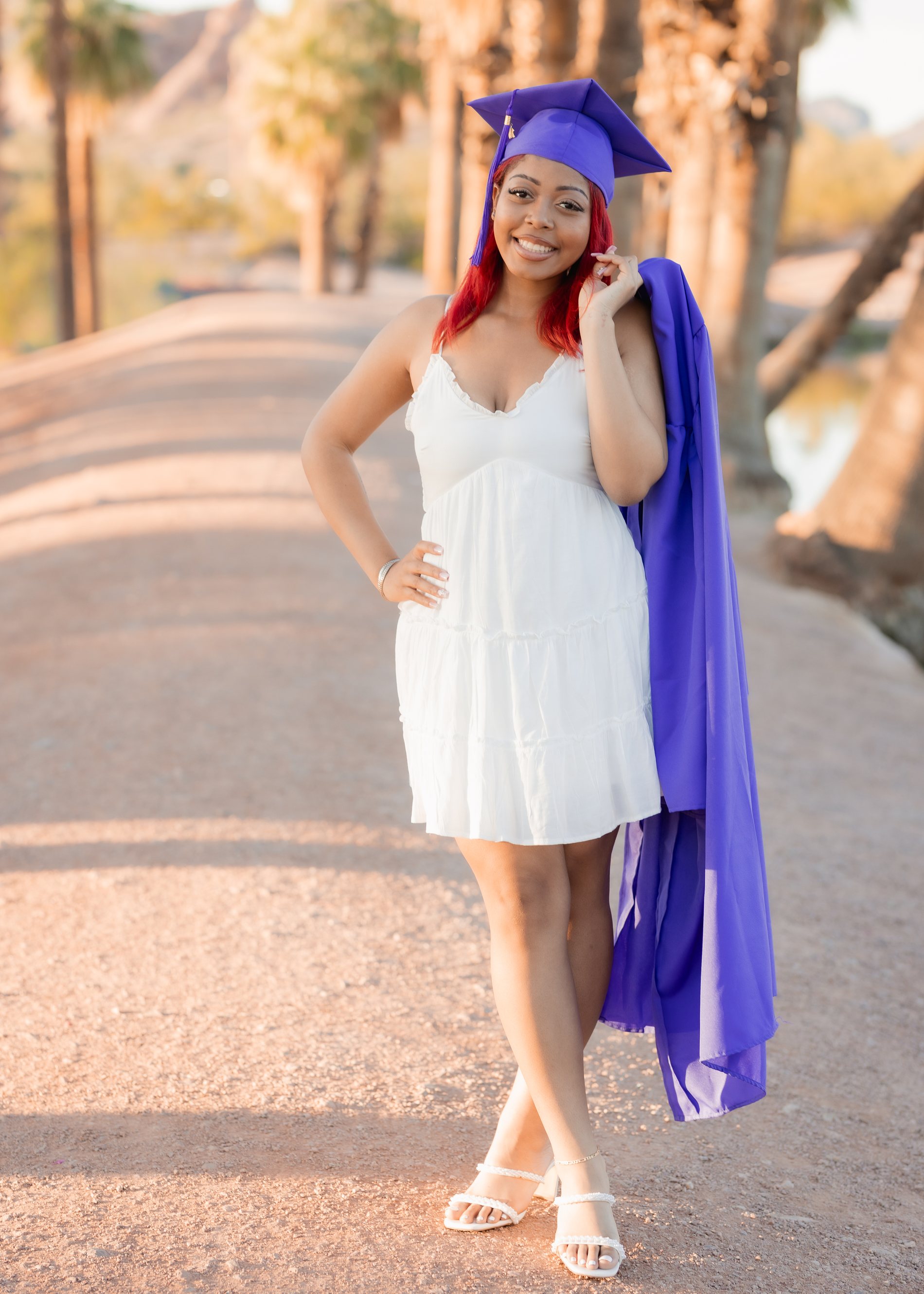 Aniya graduation portrait by Pak Studios in Arizona graduation portrait session
