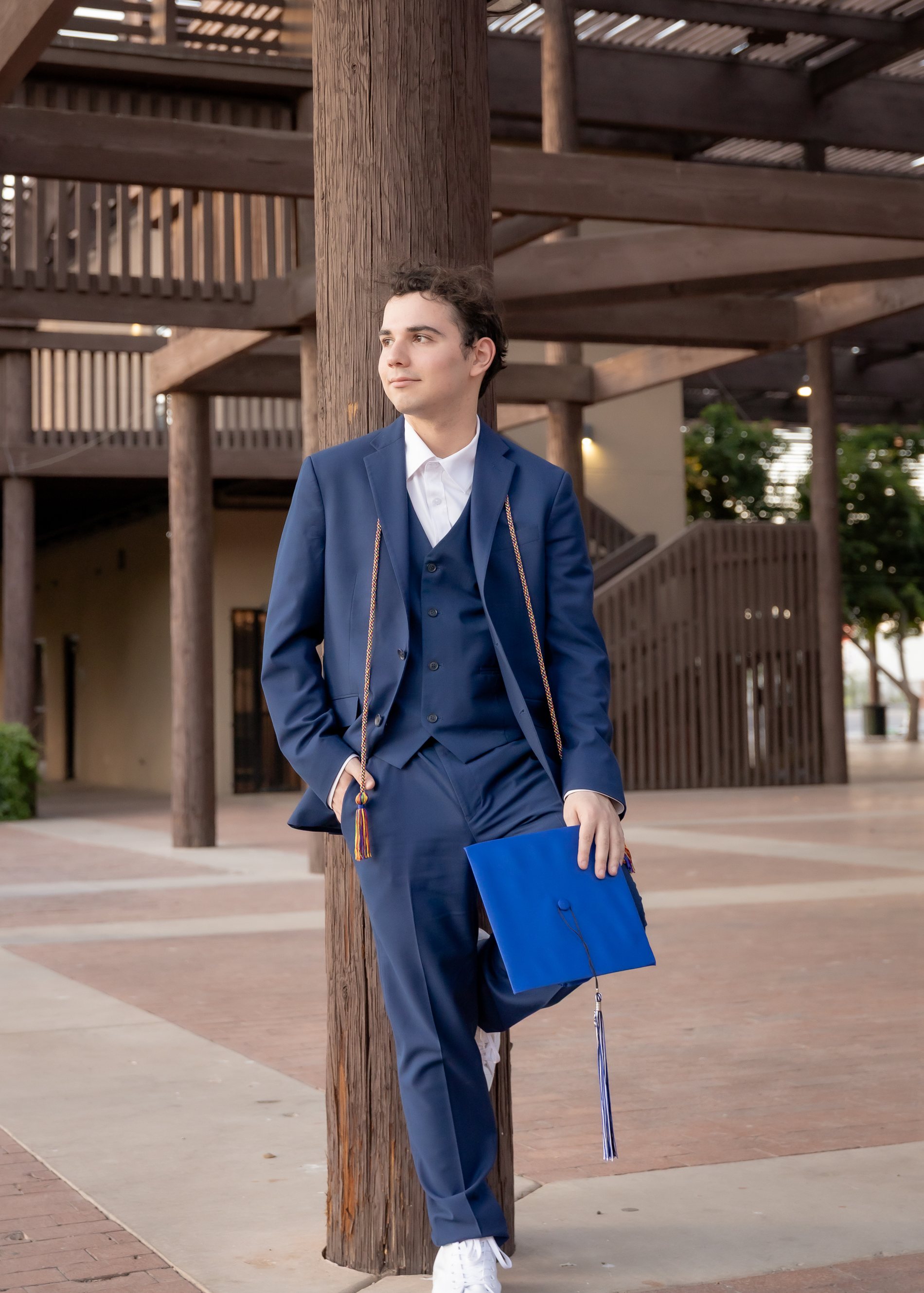 Caleb graduation portrait by Pak Studios in Arizona graduation portrait session