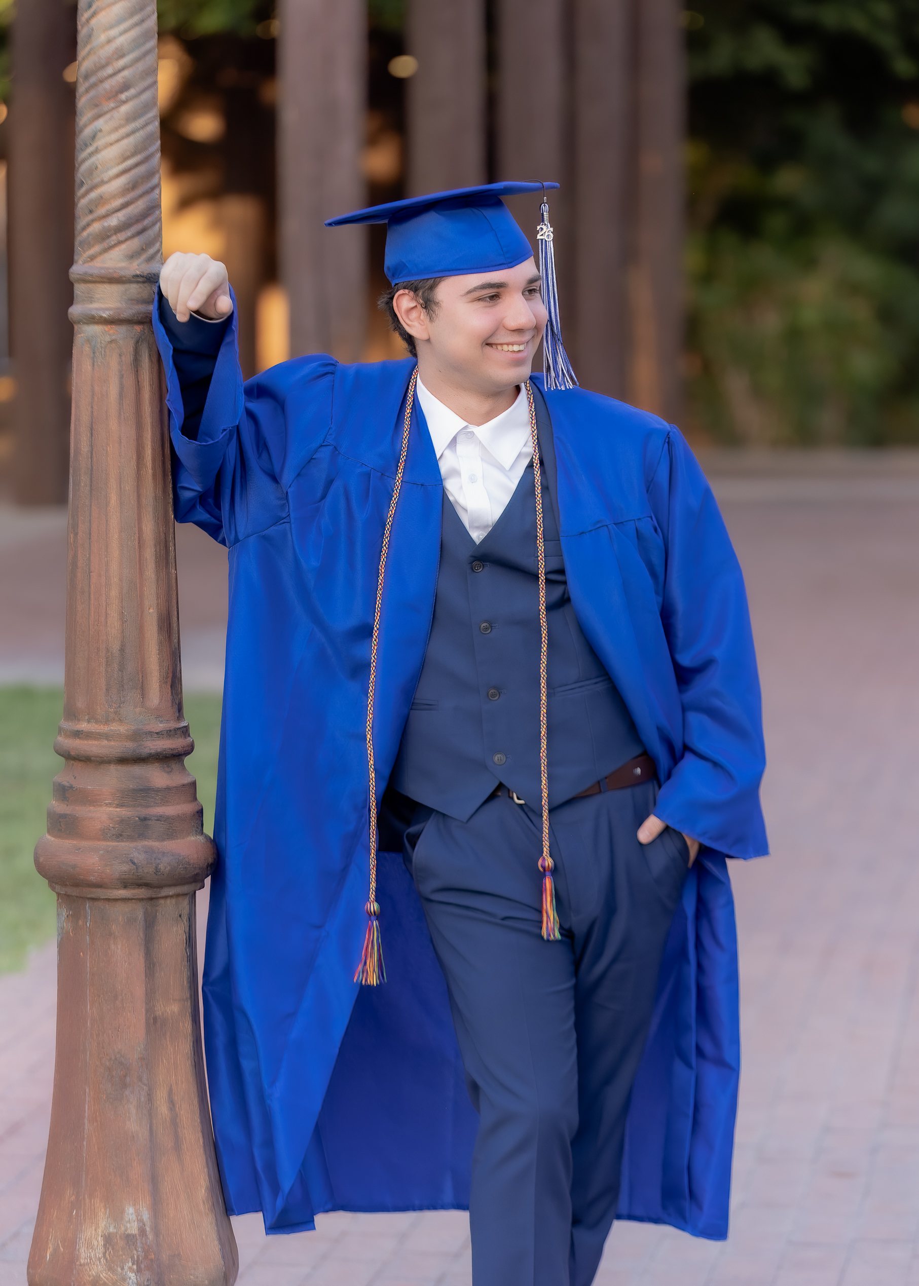 Caleb graduation portrait by Pak Studios in Arizona graduation portrait session