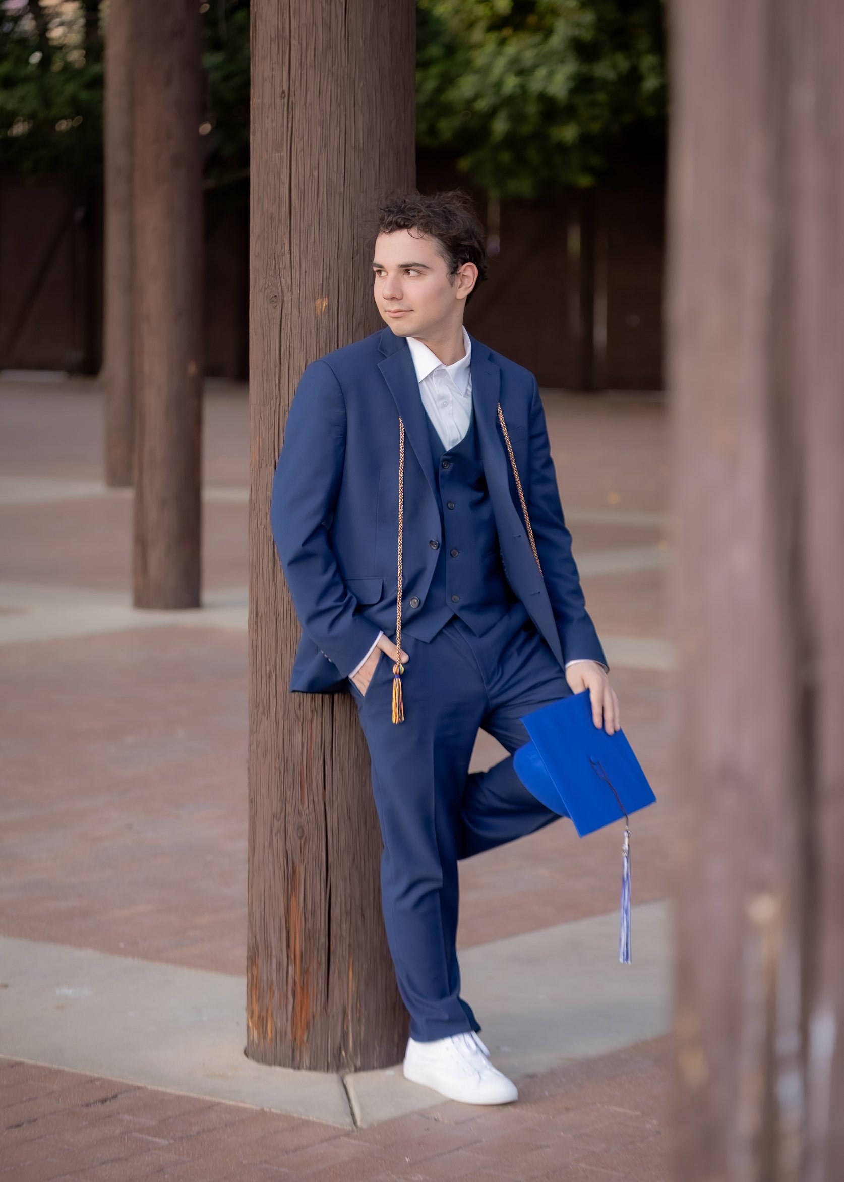 Caleb graduation portrait by Pak Studios in Arizona graduation portrait session