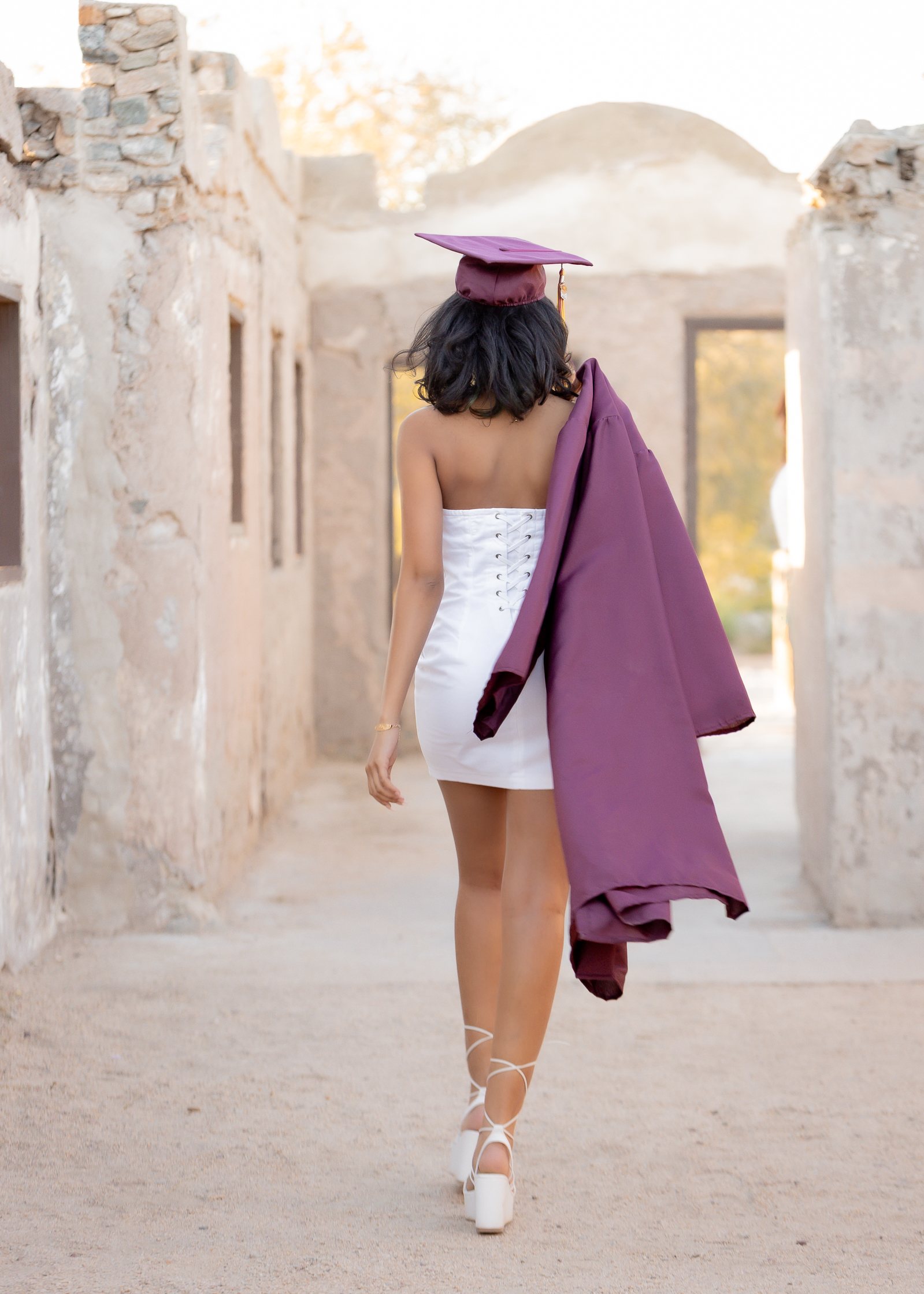 Deanna graduation portrait by Pak Studios in Arizona graduation portrait session