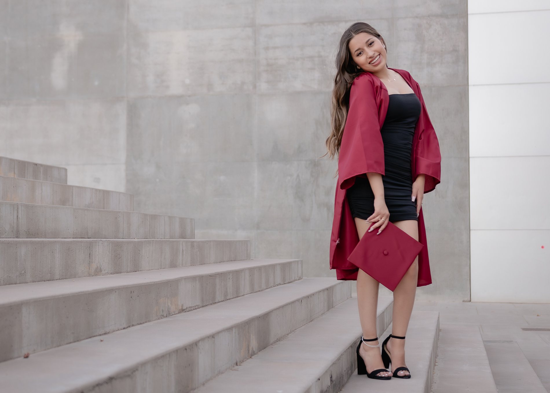 Jaselle graduation portrait by Pak Studios in Arizona graduation portrait session