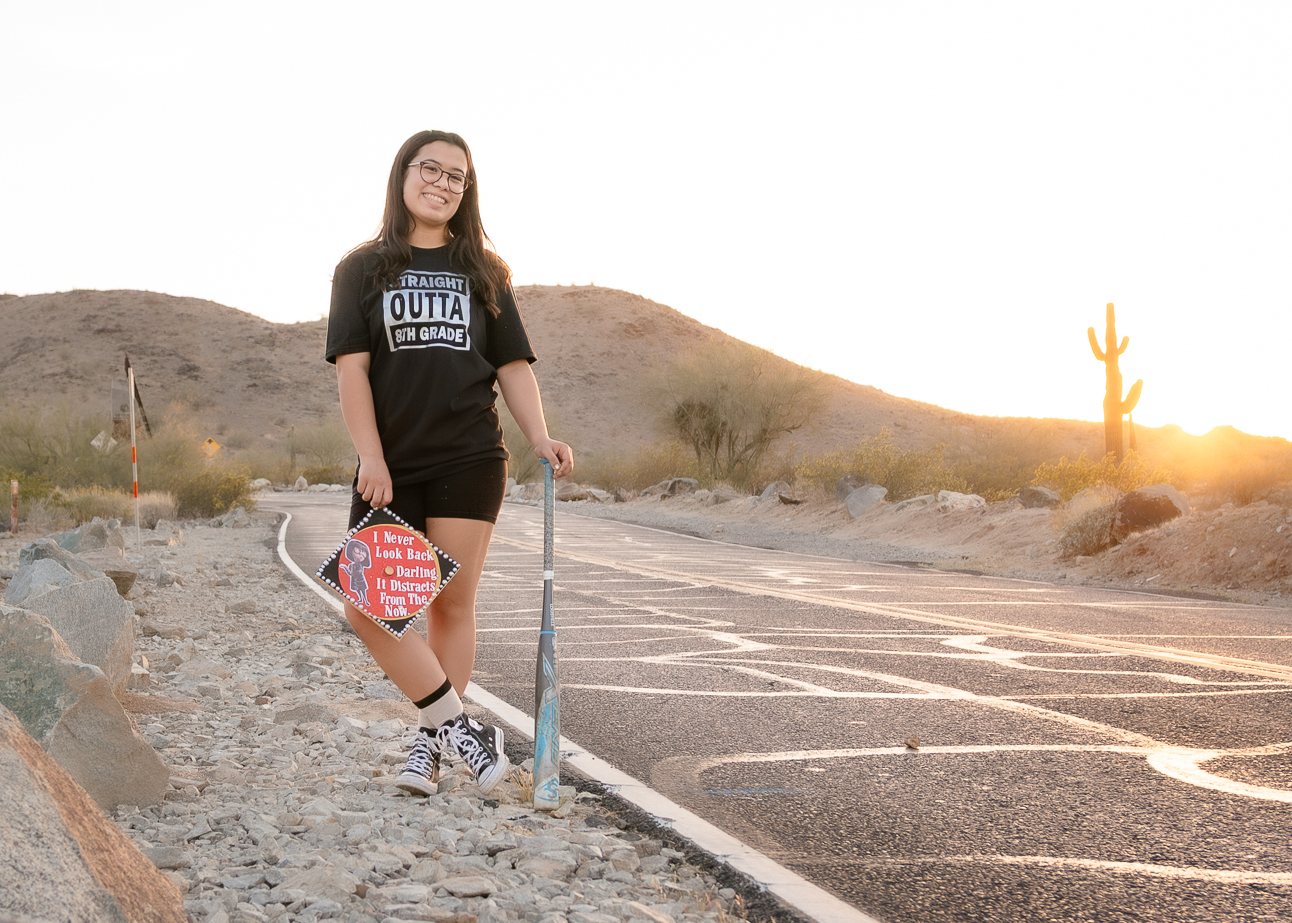 Lani graduation portrait by Pak Studios in Arizona graduation portrait session