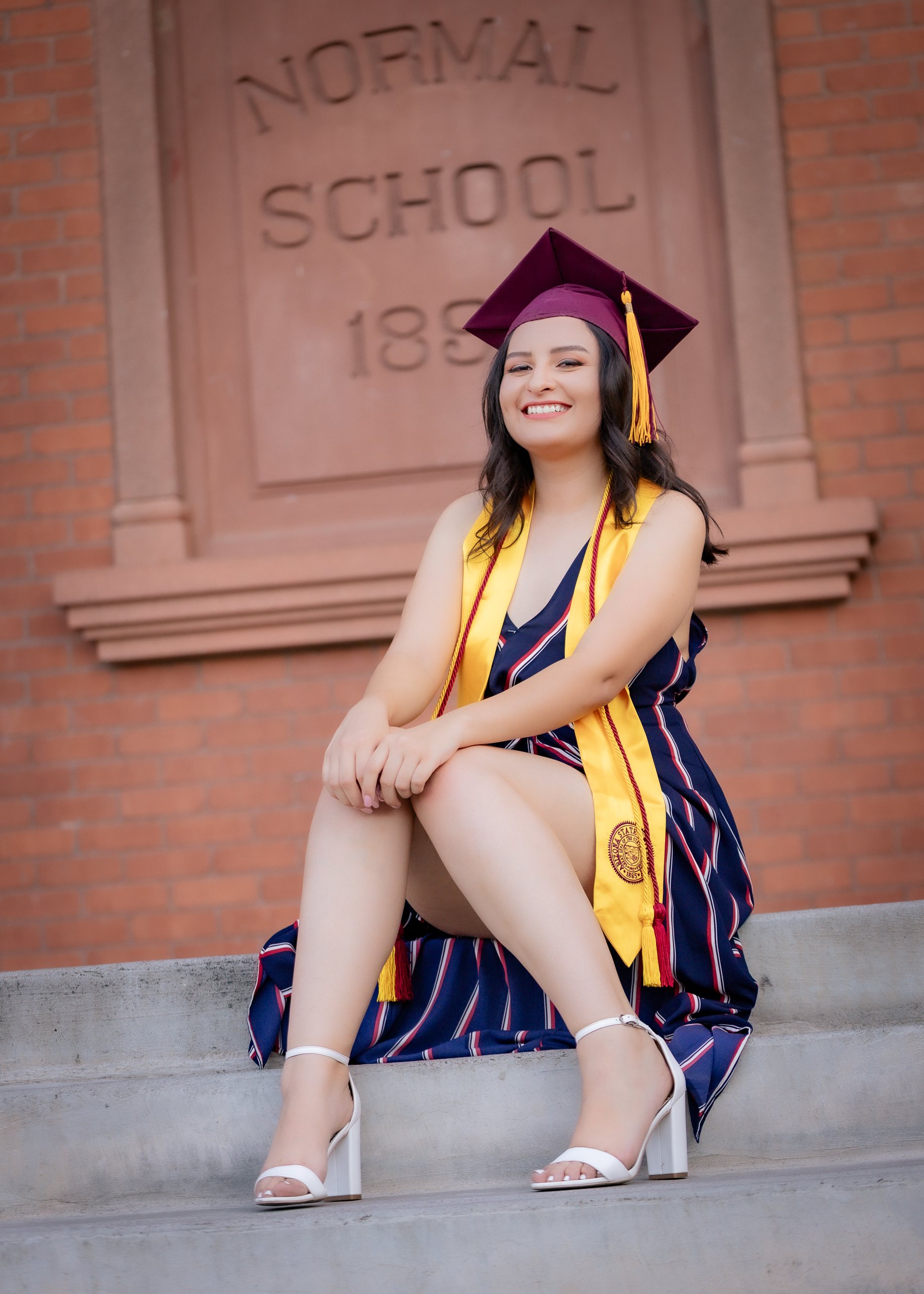 Veridiana graduation portrait by Pak Studios in Arizona graduation portrait session