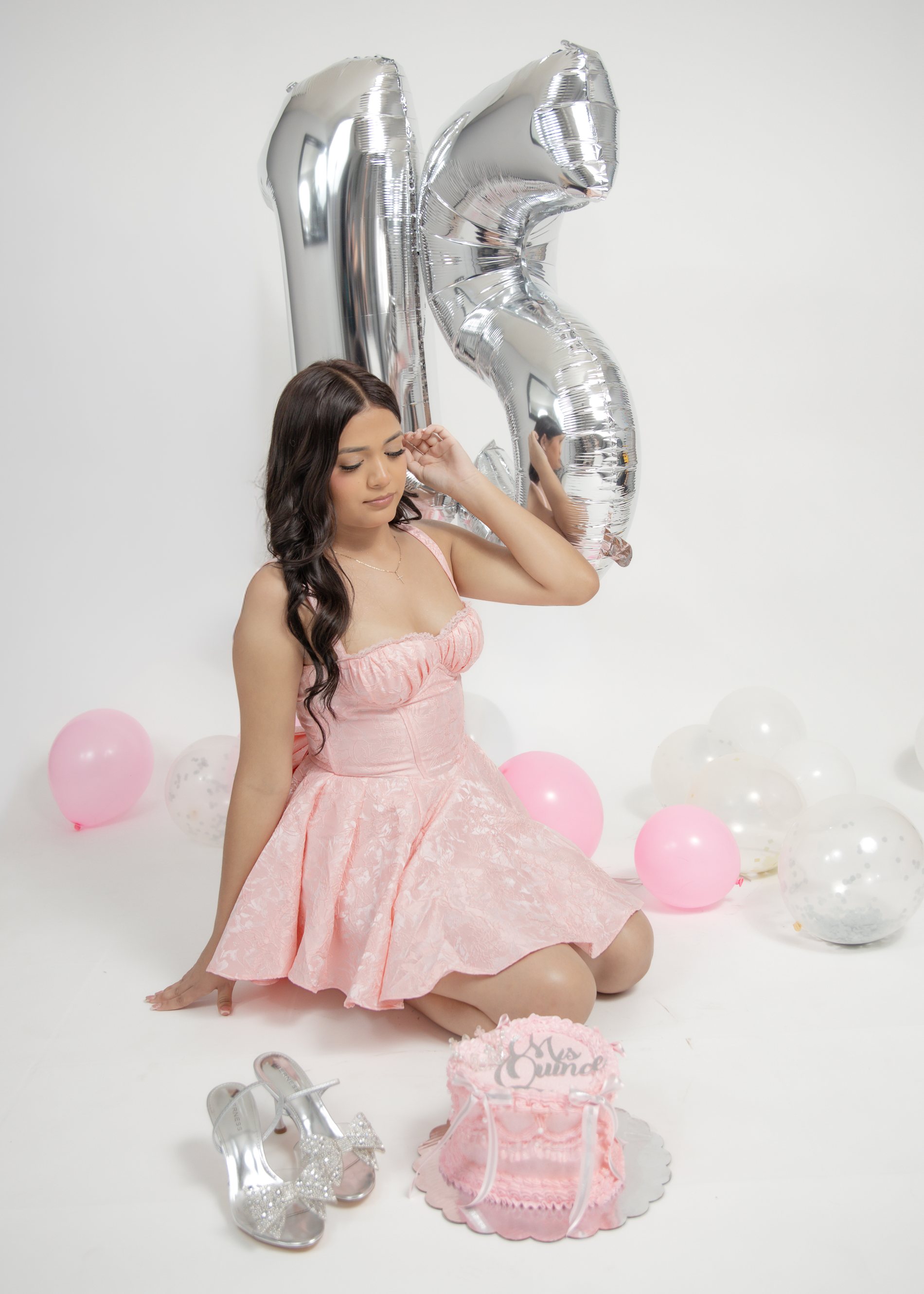 Alexis Quinceanera portrait by Pak Studios