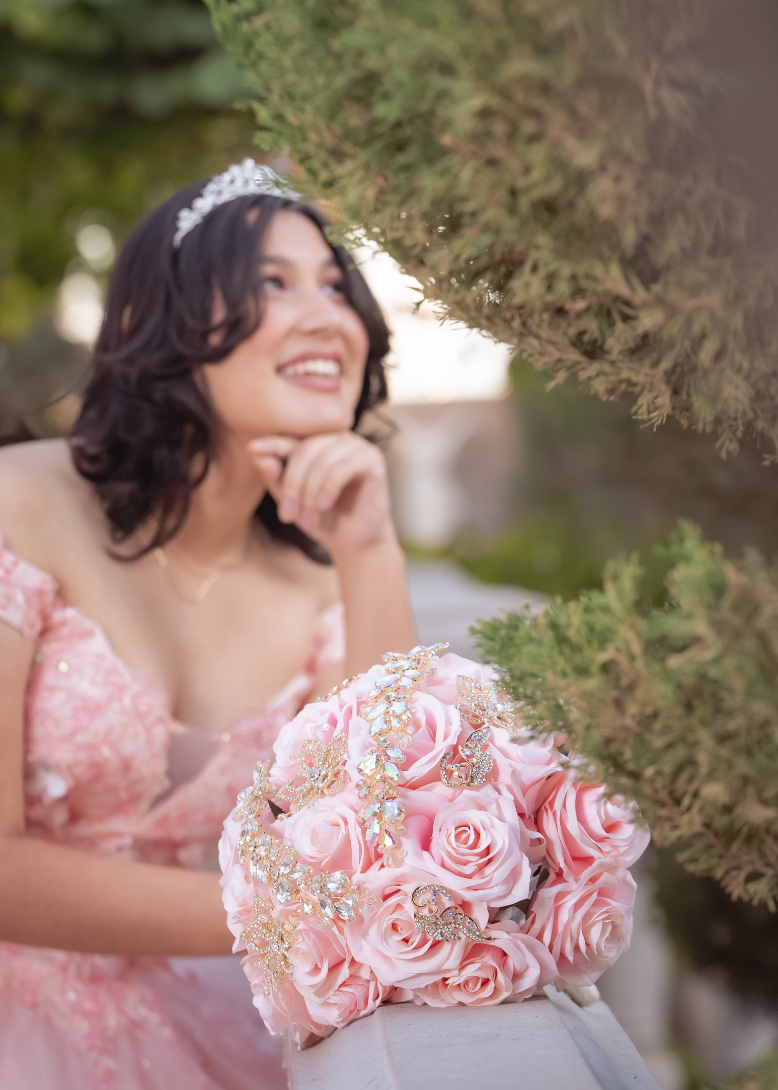 Ashlyn quinceañera portrait by Pak Studios in Arizona quinceañera portrait session