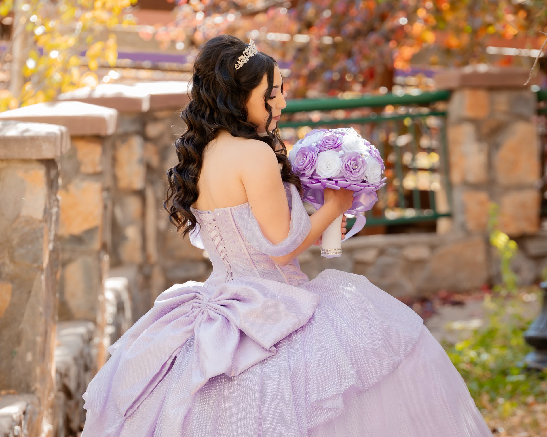 Llesena quinceañera portrait by Pak Studios in Arizona quinceañera portrait session