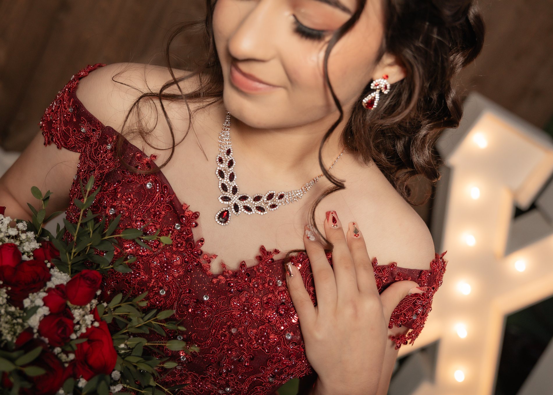 Lliana quinceañera portrait by Pak Studios in Arizona quinceañera portrait session