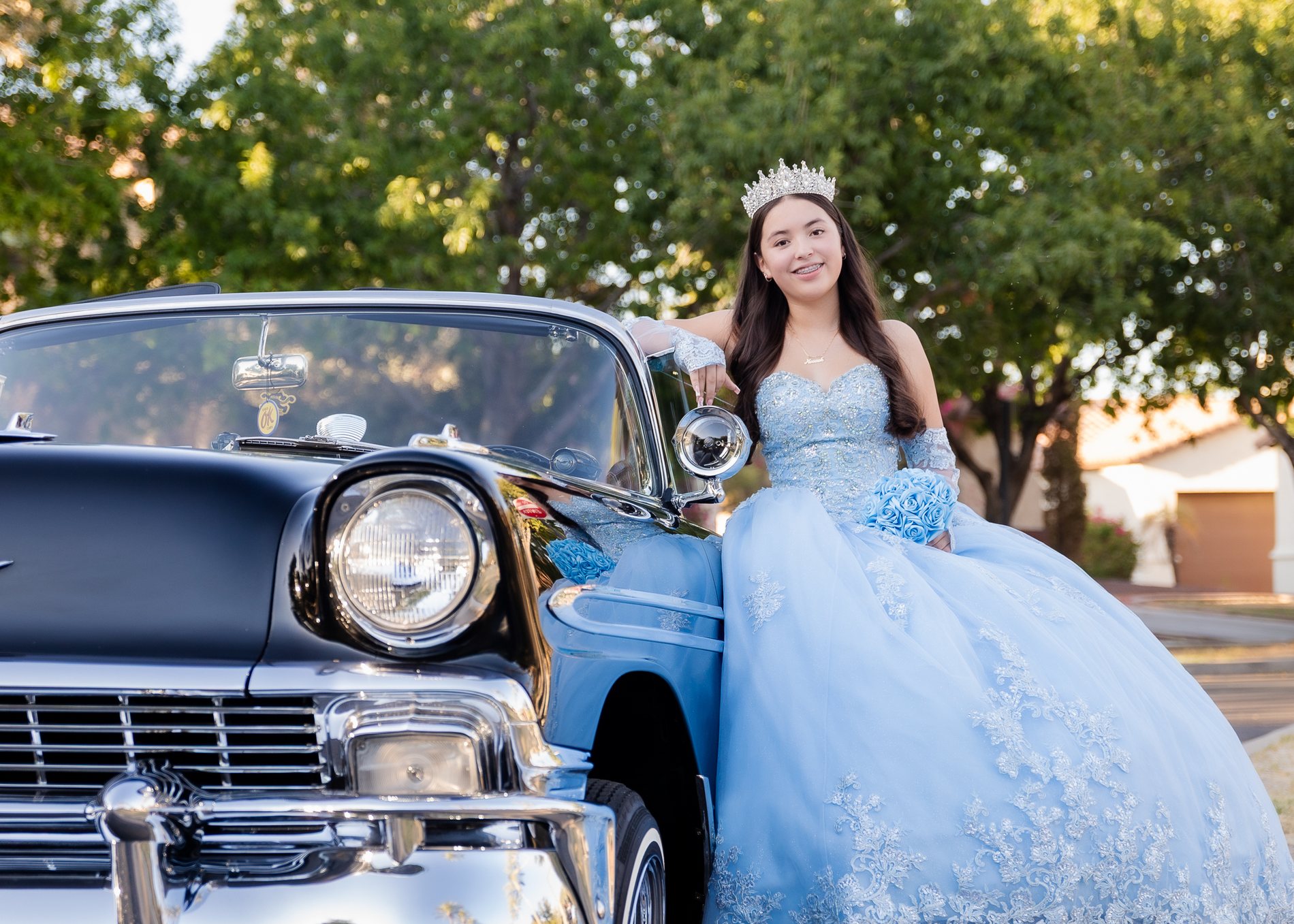 Nevaeh quinceañera portrait by Pak Studios in Arizona quinceañera portrait session