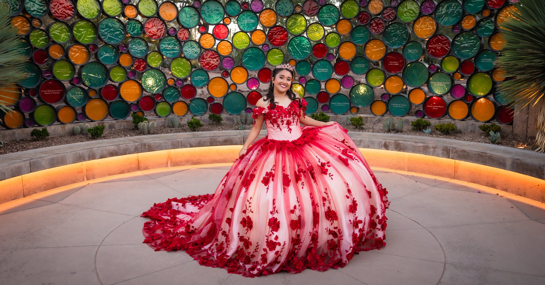 Victoriea quinceañera portrait by Pak Studios in Arizona quinceañera portrait session